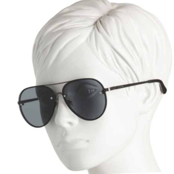 NWOT FOSSIL 63mm Aviator Sunglasses - Picture 2 of 2